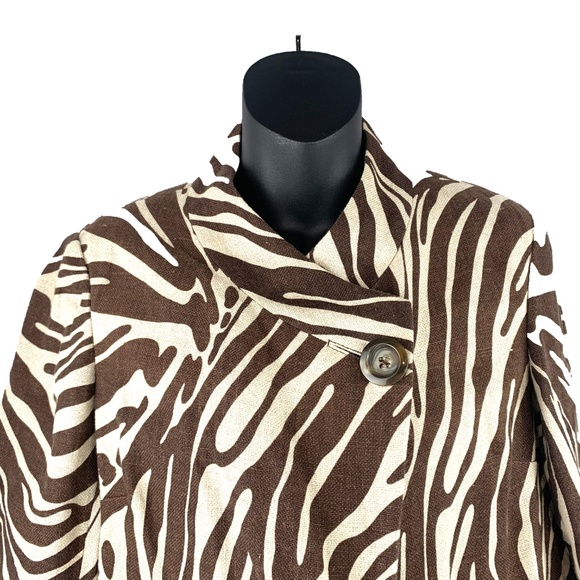 MICHAEL Michael Kors Linen Crop‎ Jacket - Picture 3 of 8